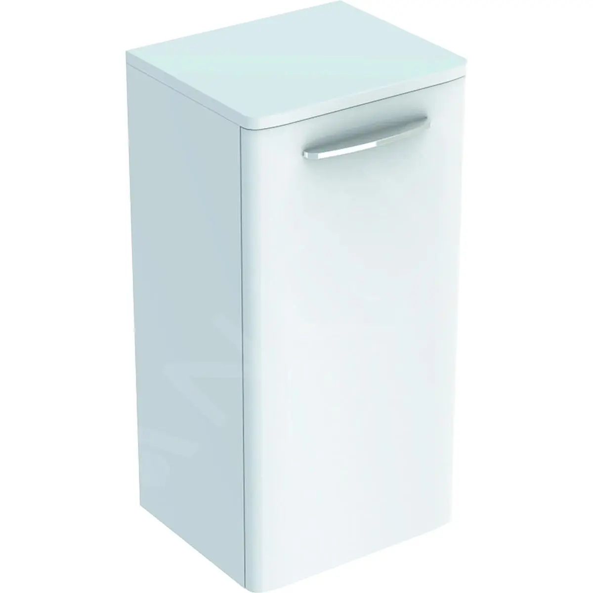 Geberit Selnova Square - Armario Inferior Lateral 654x330x280 Mm, 1 Puerta, Blanco Brillante 500.181.01.1