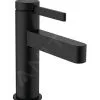 Hansgrohe Finoris - Grifo De Agua Fría De Pie 100. EcoSmart, Negro Mate 76013670