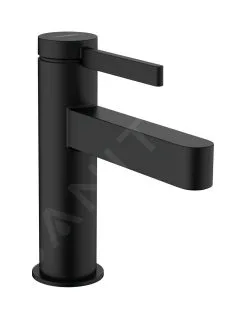 Hansgrohe Finoris - Grifo De Agua Fría De Pie 100. EcoSmart, Negro Mate 76013670