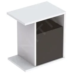 Geberit ICon - Estante Lateral 370x400x245 Mm Con Compartimento, Blanco Mate 841137000