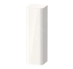 Duravit Happy D.2 Plus - Armario Alto Para Baño 1336x400x360 Mm, Bisagras A La Derecha, Blanco Brillo Alto HP1261R2222