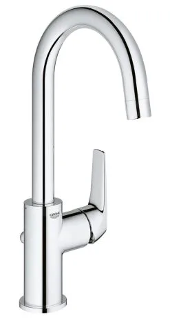 Grohe BauFlow - Grifo De Lavabo, Con Desagüe, Cromo 23753000