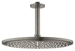 Grohe Rainshower Cosmopolitan - Rociador De Ducha 310, Brazo De Ducha 142 Mm, 1 Chorro, Grafito Oscuro Cepillado 26067AL0