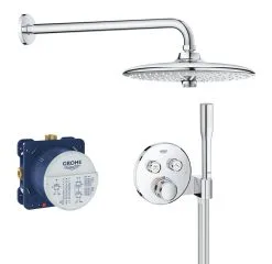 Grohe Grohtherm SmartControl - Conjunto De Ducha Perfect Con Termostato Empotrado, 260 Mm, Cromo 34744000