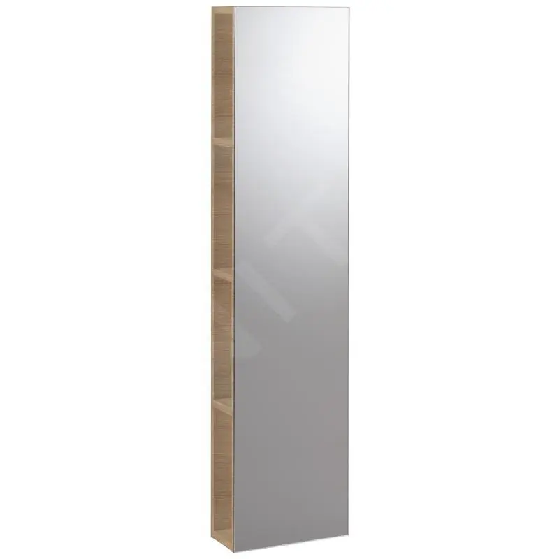 Geberit ICon - Estante Con Espejo 280x1200x140 Mm, Roble Natural 841030000