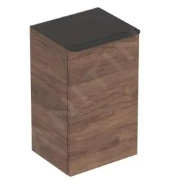 Geberit Smyle Square - Mueble Lateral, Bisagras A La Izquierda, Nuez De Pecán 500.360.JR.1