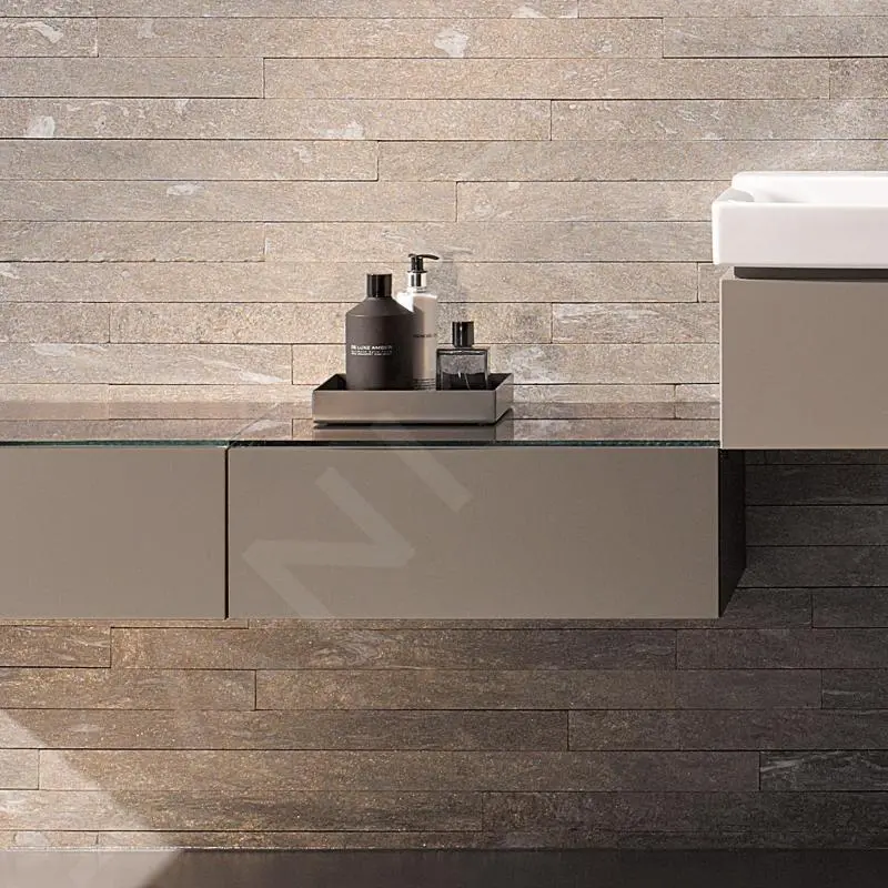 Geberit Xeno 2 - Armario Lateral 580x200 Mm Con Cajón, Taupe 500.507.00.1 - Imagen 3