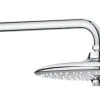 Grohe Euphoria SmartControl - Rociador De Ducha 260, 3 Chorros, Brazo De Ducha De 380 Mm, Cromo 26458000