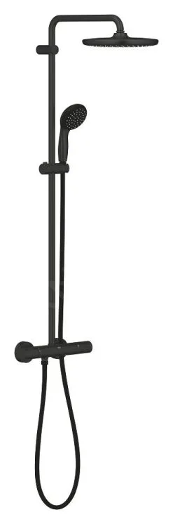 Grohe Vitalio Start - Conjunto De Ducha 250 Con Termostato, 1 Chorro, Negro Mate 266772430