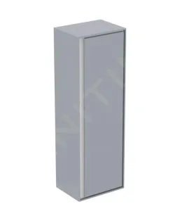 Ideal Standard Connect Air - Armario Alto 400x300x1200 Mm, Gris Claro Brillante/blanco Mate E0834EQ