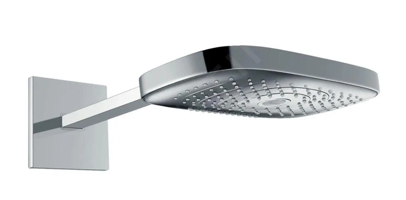 Hansgrohe Raindance Select E - Rociador De Ducha, 300 Mm, 3 Chorros, Brazo De Ducha 390 Mm, Cromo 26468000