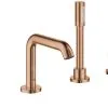 Grohe Essence - Grifo Monomando De Bañera Combinación De 4 Orificios, Warm Sunset 19578DA1