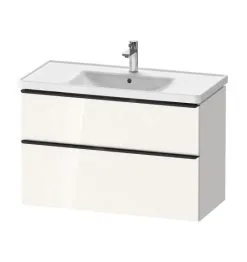 Duravit D-Neo - Mueble De Lavabo 984x625x452 Mm, 2 Cajones, Blanco Brillante DE435602222