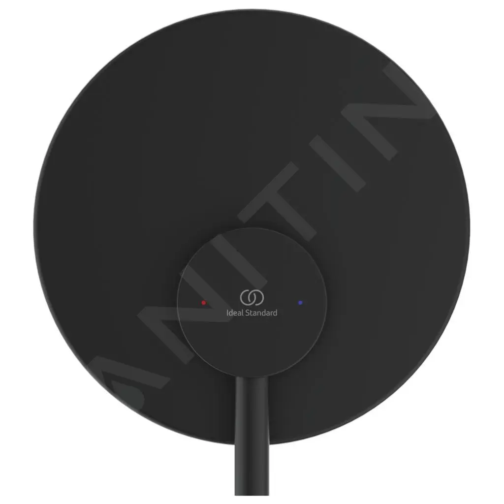 Ideal Standard CeraLine - Grifo Empotrado De Ducha Con 1 Salida, Negro A7388XG - Imagen 3