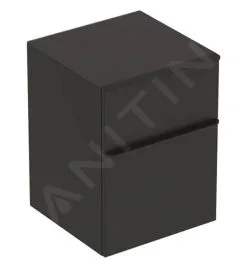 Geberit Smyle Square - Mueble Lateral, 2 Cajones, Lava 500.357.JK.1