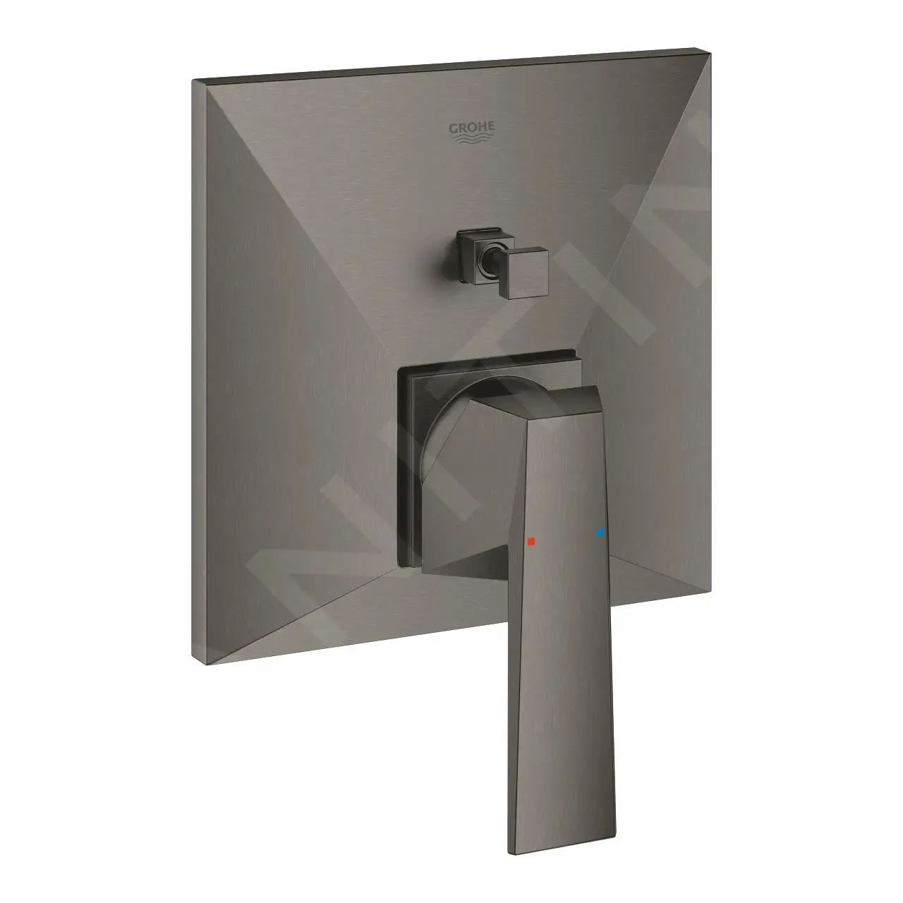 Grohe Allure Brilliant - Grifo Empotrado Para Dos Dispositivos, Hard Graphite Cepillado 24072AL0