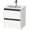 Duravit Ketho.2 - Mueble De Lavabo 549x510x420 Mm, 2 Cajones, Blanco Mate K25261018180000
