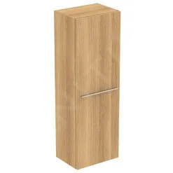 Ideal Standard I.Life A - Armario Alto Para Baño 400x300x1200 Mm, 1 Puerta Izquierda/derecha, Roble T5261NX