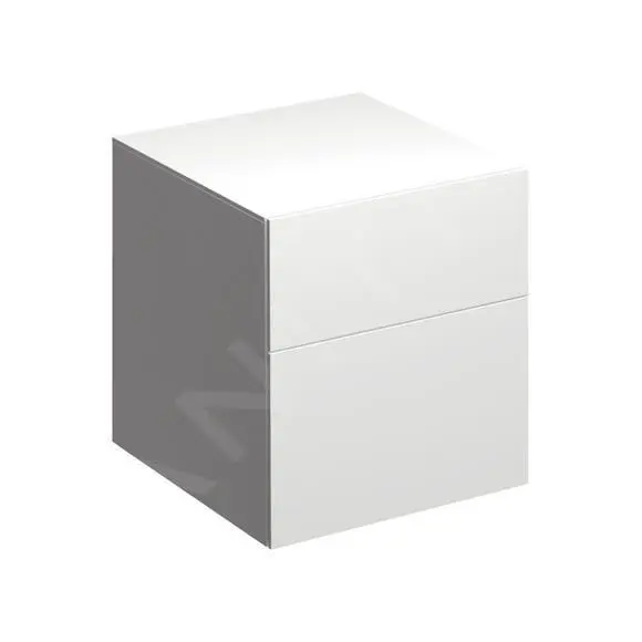 Geberit Xeno 2 - Armario Lateral 450x510 Mm Con Cajones, Blanco Brillante 500.504.01.1