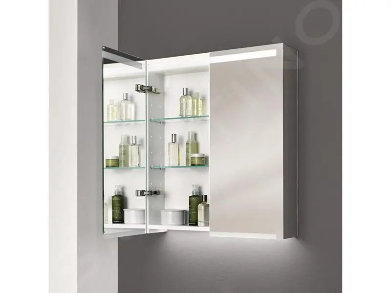 Geberit Option - Armario Con Espejo Con Iluminación, 600x700x150 Mm 500.582.00.1 - Imagen 3