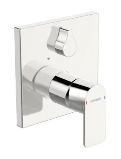 Hansa Stela - Grifo De Bañera Empotrado, 2 Aparatos, Cromo 87849073