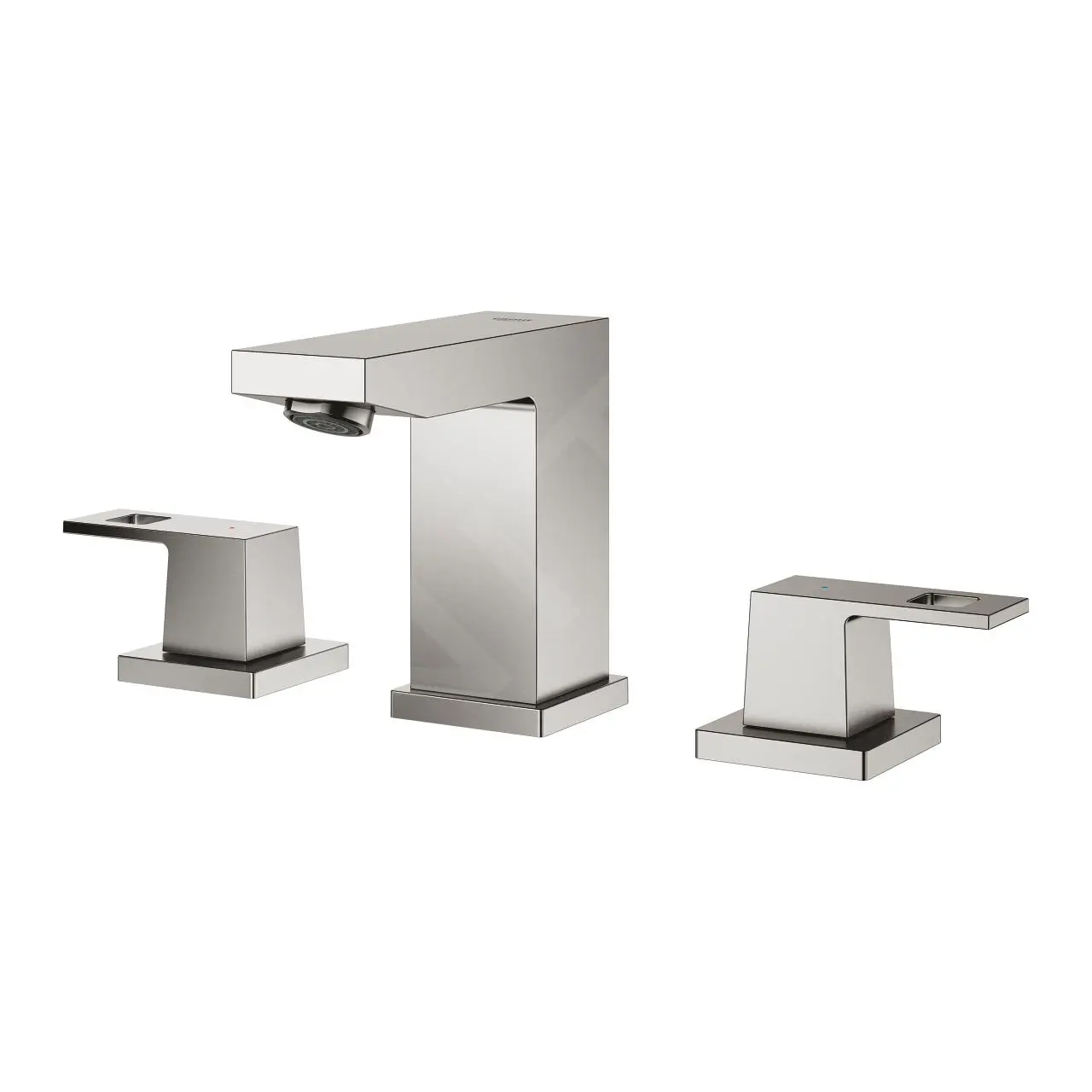 Grohe Eurocube - Grifo De Lavabo, Con Desagüe, Montaje De 3 Orificios, Supersteel 20351DC0 - Imagen 4