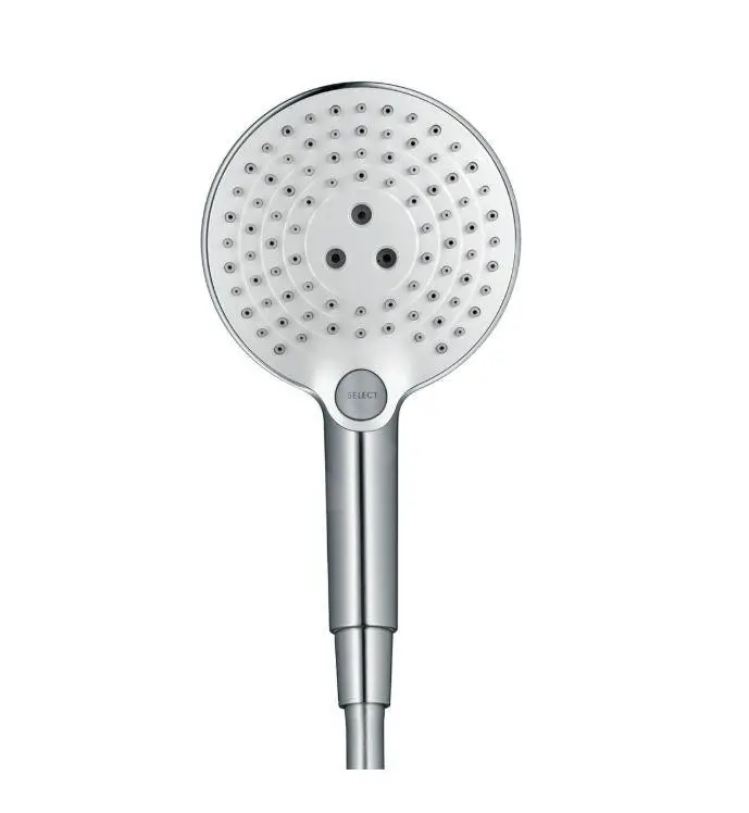Hansgrohe Raindance Select S - Alcachofa De Ducha, 120, 3 Chorros, Blanco/cromo 26530400 - Imagen 3