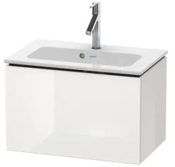 Duravit L-Cube - Armario De Lavabo Compact, 400x620x391 Mm, 1 Cajón, Blanco Brillante LC615602222