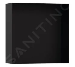 Hansgrohe XtraStoris Minimalistic - Hornacina De Pared, 300x300x100 Mm, Negro Mate 56073670