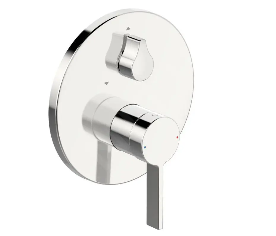 Hansa Loft - Grifo Empotrado De Bañera, Con Conmutación Para 2 Salidas, Cromo 87729003