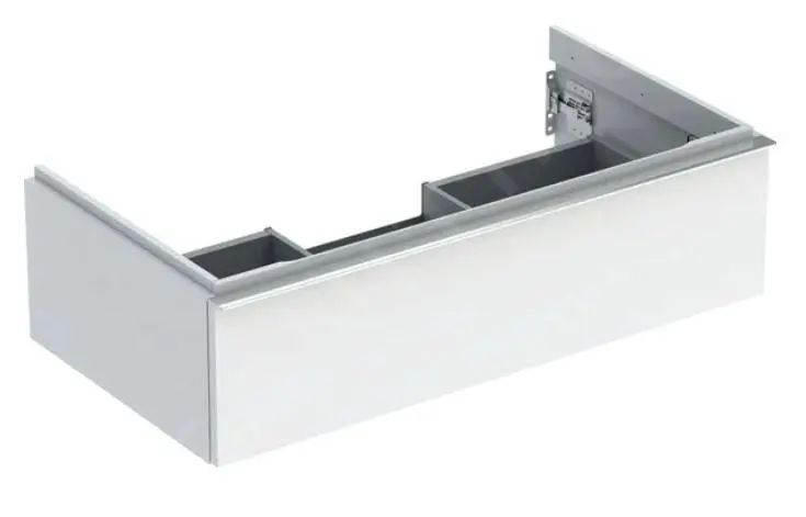 Geberit ICon - Mueble De Lavabo 888x247x476 Mm, 1 Cajón, Blanco Brillante 502.312.01.2