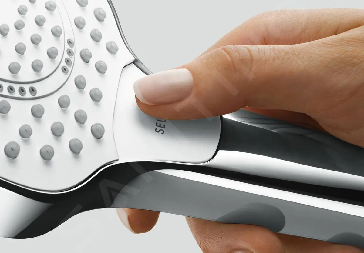 Hansgrohe Croma - Conjunto De Ducha 280, Con Termostato Ecostat S Empotrado, Negro Mate 27961670 - Imagen 6