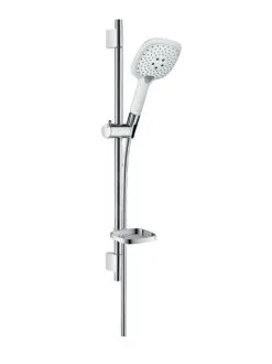 Hansgrohe Raindance Select E - Conjunto De Ducha 150, 3 Chorros, Blanco/cromo 27856400