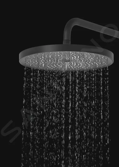 Kielle Aura - Conjunto De Ducha Con Termostato, 260 Mm, 3 Chorros, Negro/color Blanco 20602004 - Imagen 7