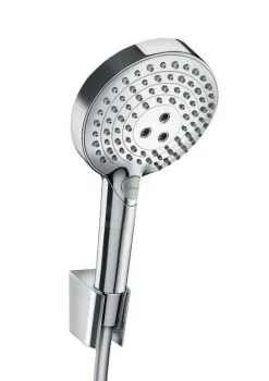 Hansgrohe Raindance Select S - Conjunto De Ducha 120 3jet P Con Soporte Y Manguera 1,6 M, Cromo 27668000