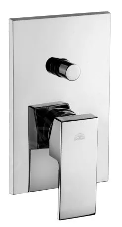 Paffoni Elle - Grifo Empotrado De Ducha Con Conmutador Y Cuerpo, Cromo EL015CR