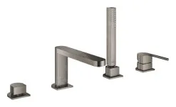 Grohe Plus - Grifo Para Borde De Bañera, Instalación De 4 Orificios, Hard Graphite Cepillado 29307AL3