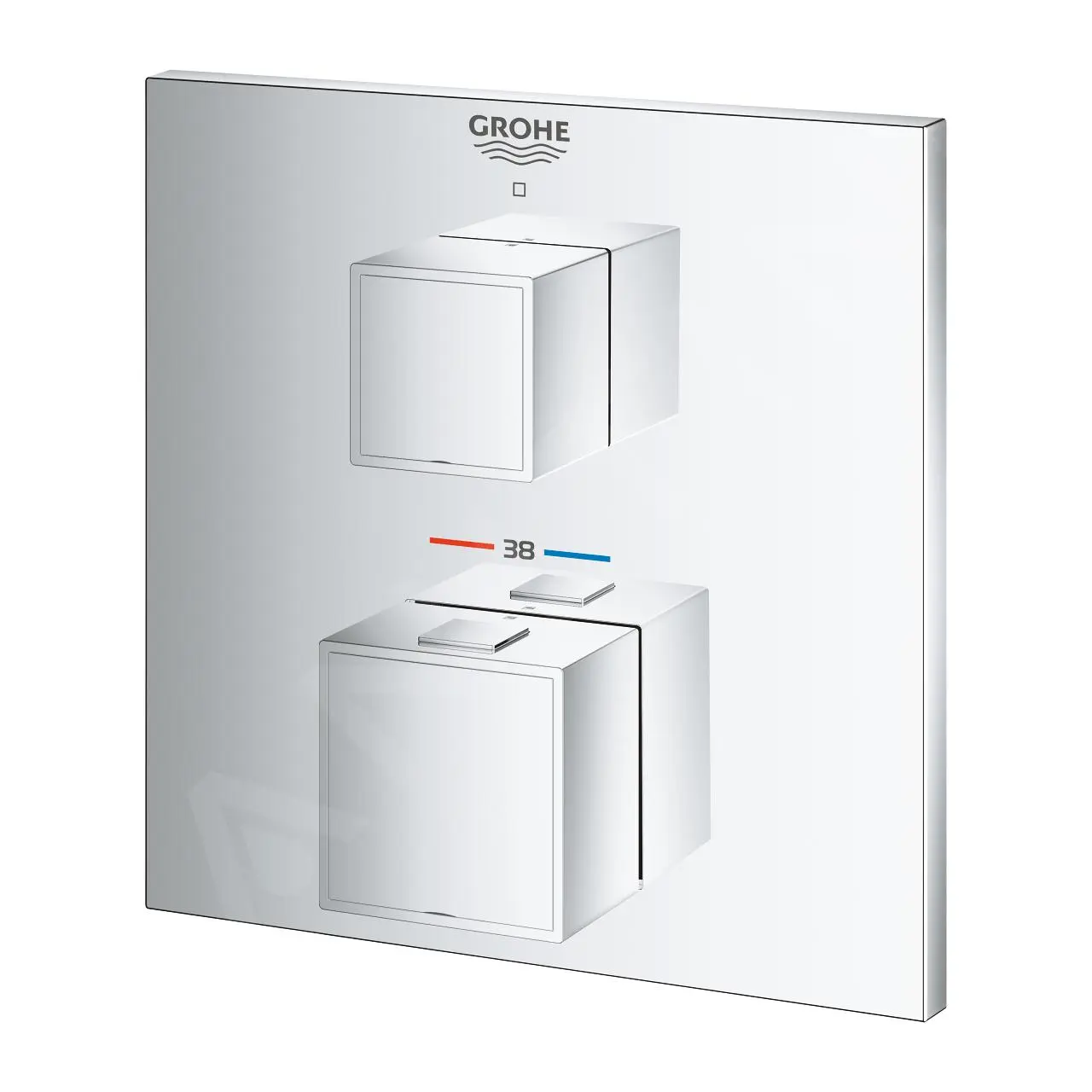 Grohe Grohtherm Cube - Grifo Empotrado Termostático De Ducha, Cromo 24153000 - Imagen 5