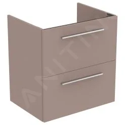 Ideal Standard I.Life A - Mueble Bajo Lavabo, 600x440x630 Mm, 2 Cajones, Beige Mate T5255NH