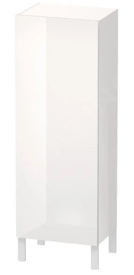 Duravit L-Cube - Armario Alto 1320x500x363 Mm, Izquierda, Blanco Brillante LC1179L2222