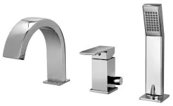 Paffoni Elle - Grifo De 3 Orificios Para Bañera, Cromo EL040CR