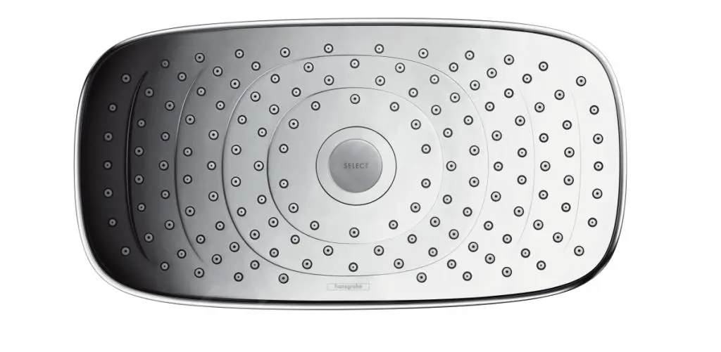Hansgrohe Raindance Select E - Rociador De Ducha 300, 2 Chorros, Brazo De Ducha 390 Mm, Blanco/cromo 27385400 - Imagen 3