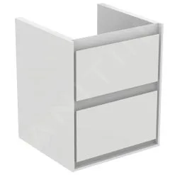 Ideal Standard Connect Air - Mueble De Lavabo 430x402x517 Mm, Blanco Brillante/blanco Mate Lacado E1608B2