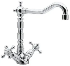 Sapho Reitano Rubinetteria Antea - Grifo De Lavabo Con Desagüe, Cromo 3371