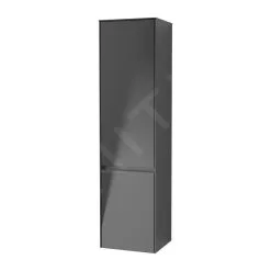 Villeroy & Boch Collaro - Armario Alto, 404x1538x349 Mm, 2 Puerta, Bisagras A La Derecha, Negro Mate C03301PD