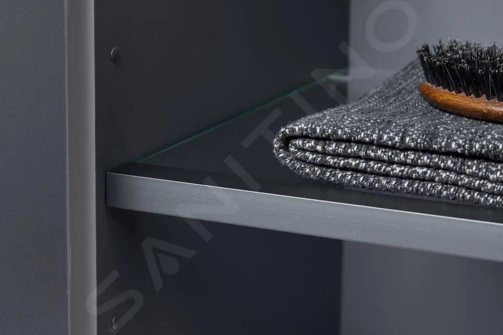 Duravit L-Cube - Armario Alto 1320x400x363 Mm, Derecha, Blanco Brillante LC1178R2222 - Imagen 5