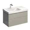 Geberit Xeno 2 - Armario Bajo El Lavabo 900 Mm Con Superficie De Almacenamiento, Cajón Con Iluminación LED, Gris-beige 500.515.00.1
