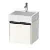 Duravit Ketho.2 - Mueble De Lavabo 440x484x460 Mm, 1 Cajón, Blanco Brillante K25074022220000