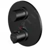 Steinberg 100 - Grifo Empotrado Termostático Para 2 Dispositivos, Negro Mate 100 4133 3 S