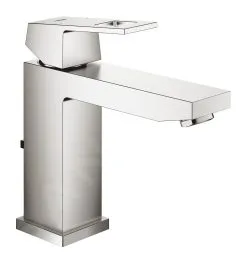 Grohe Eurocube - Grifo De Lavabo, Con Desagüe, Supersteel 23445DC0